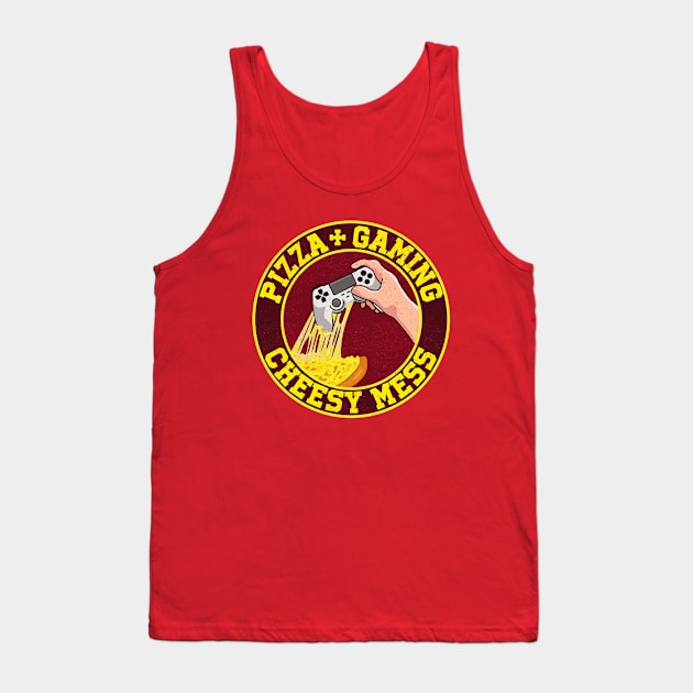 Gaming and Pizza Tank Top by BOEC Gear